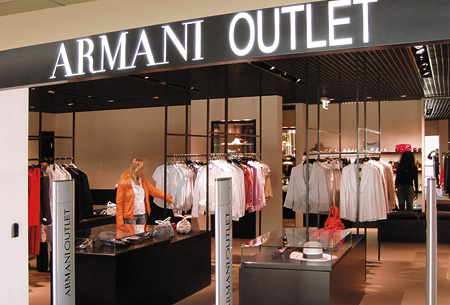 폭스타운 알마니 매장